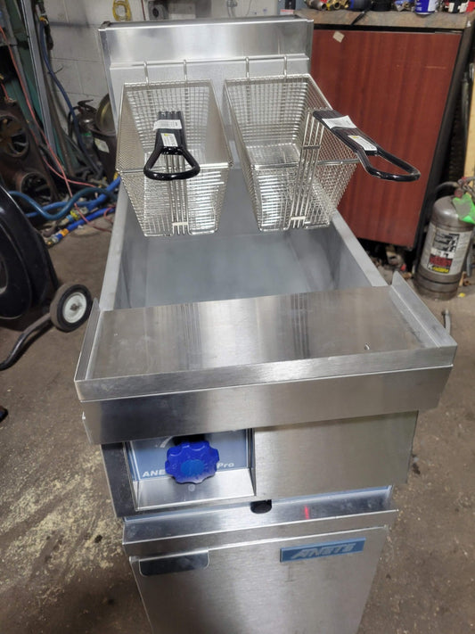 ANETS GPC-14 PASTA PRO 14" PASTA COOKER NAT GAS STAINLESS W/ CASTERS