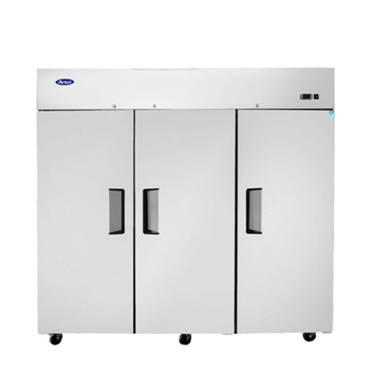 ATOSA MBF8006GR 69.2 CU FT THREE DOOR TOP MOUNT REACH-IN REFRIGERATOR
