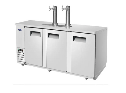 ATOSA MKC90GR THREE DOOR 4 KEG CAPACITY DRAFT BEER COOLER KEGERATOR