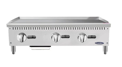 ATOSA ATMG-36 HEAVY DUTY STAINLESS STEEL 36-INCH MANUAL GRIDDLE - NATURAL GAS