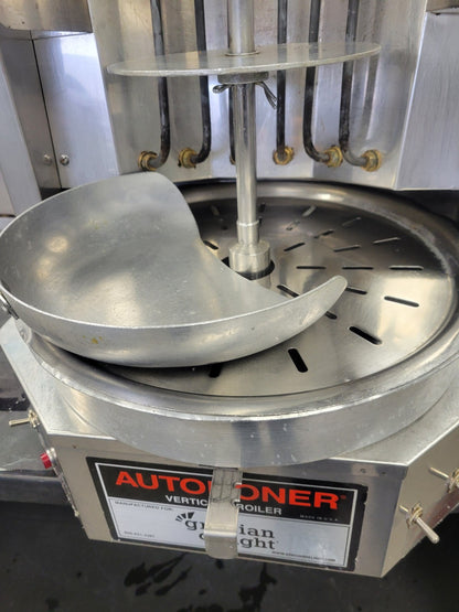 OPTIMAL AUTODONOR 3PE 65 LB. ELECTRIC GYRO MACHINE VERTICAL BROILER 208V