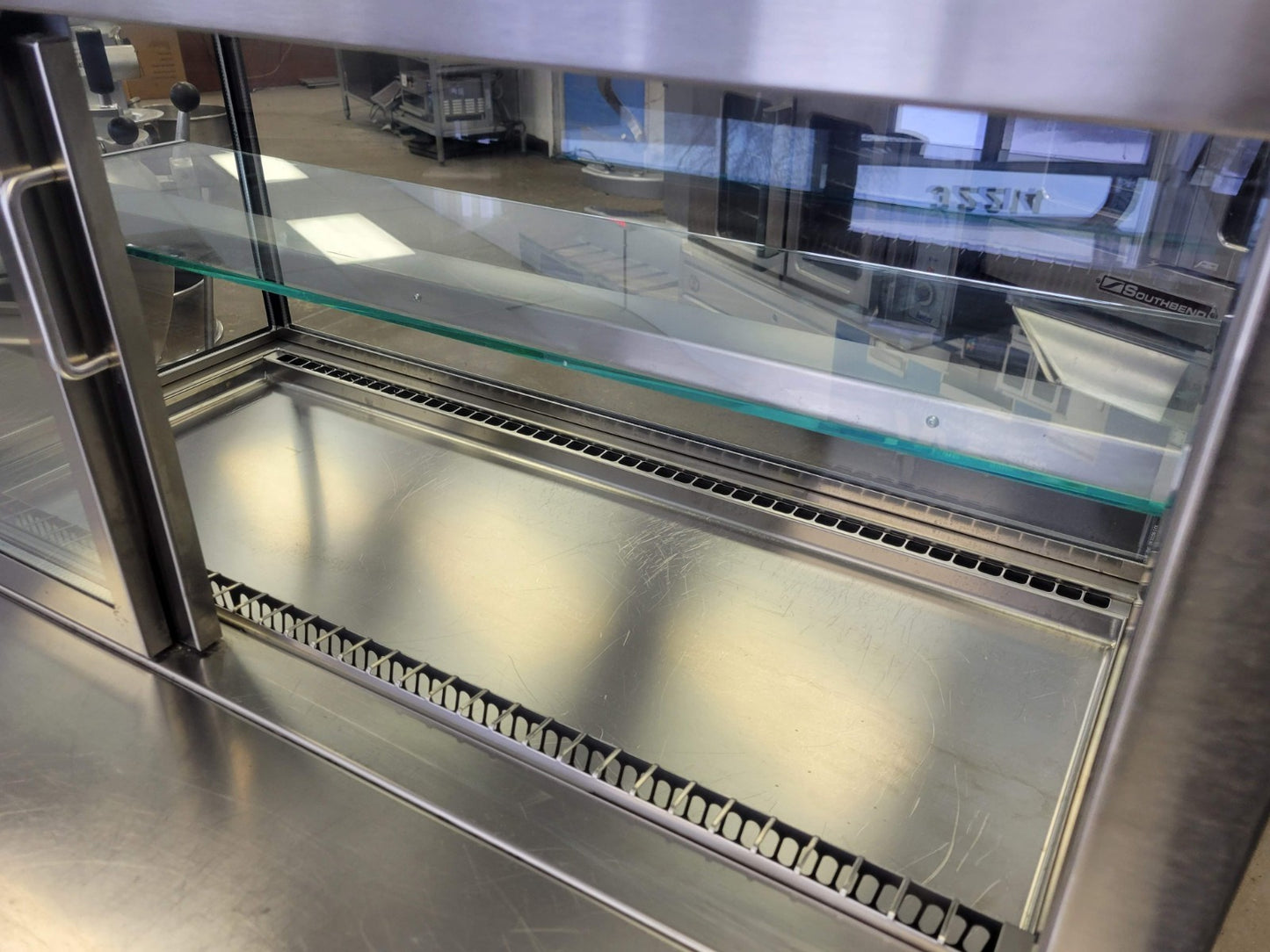 44" W VIENNA COUNTERTOP COLD DISPLAY SQUARE GLASS DESSERT COOLER
