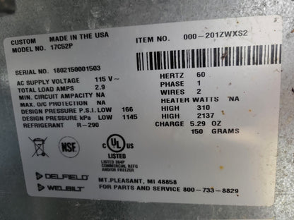 DELFIELD 17C52P REFRIGERATED CHEF BASE 52" WIDE 2 DRAWERS DIGITAL GAUGE - 115 V