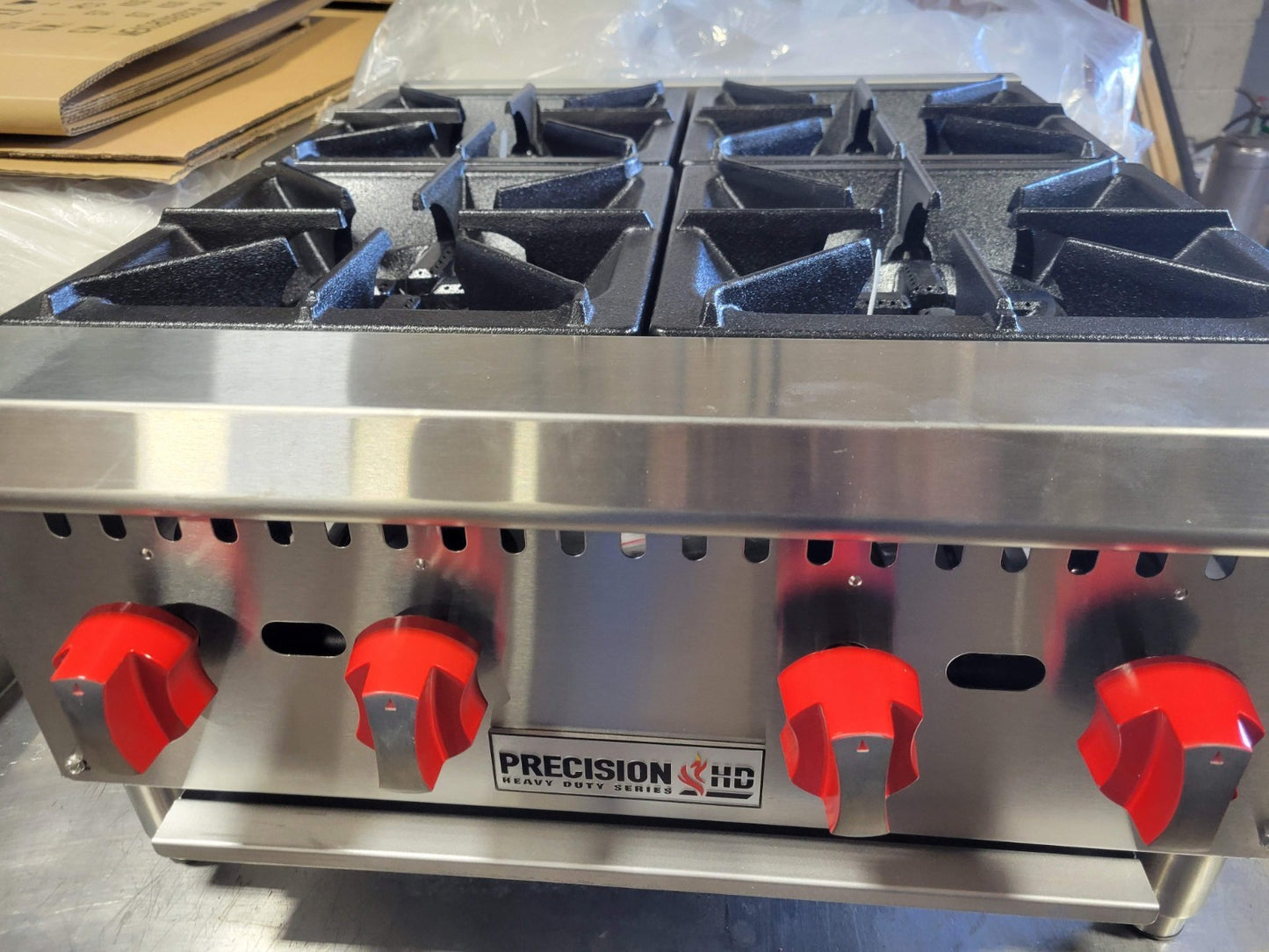 PRECISION HP-4 4 BURNER NAT GAS HOTPLATE COUNTERTOP