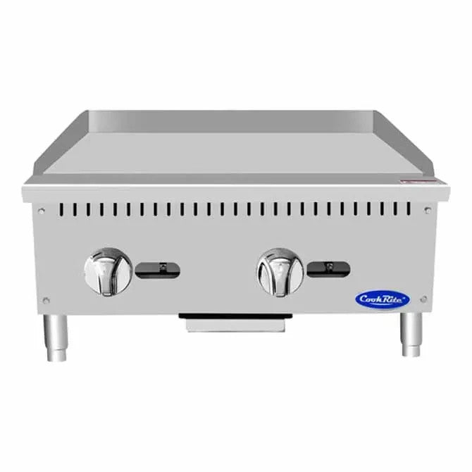 ATOSA ATMG-24 COOKRITE 24" INCH COUNTERTOP MANUAL GAS GRIDDLE - NATURAL GAS