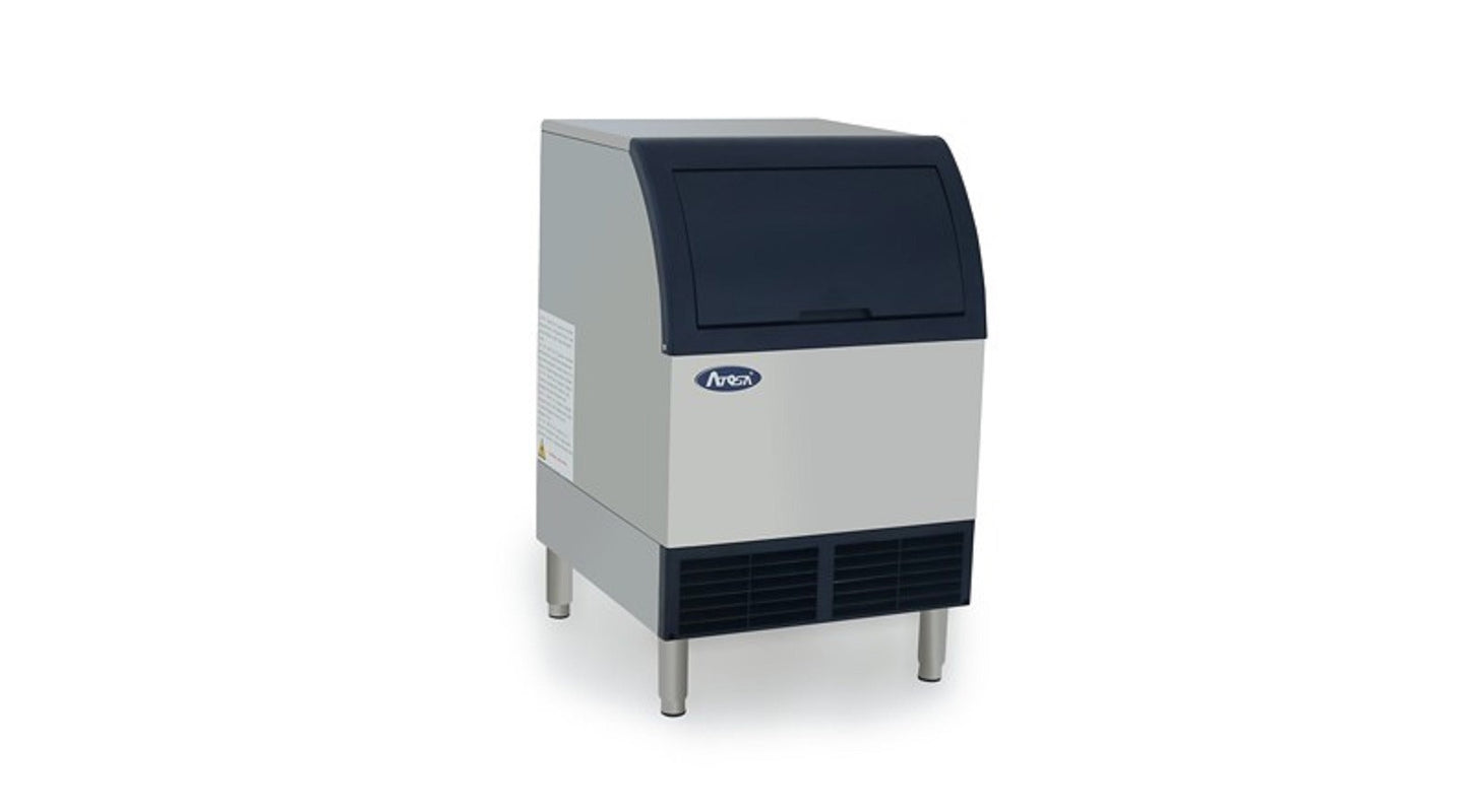 ATOSA YR140-AP-161 UNDERCOUNTER ICE MAKER W/ 88 LB STORAGE BIN CUBE STYLER 142LB