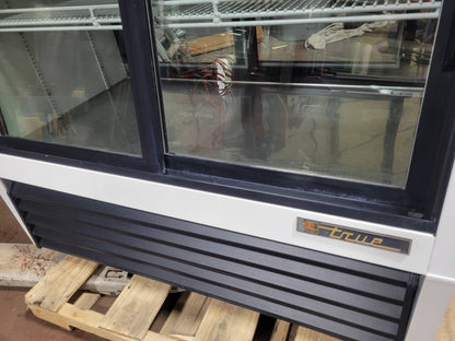 TRUE TSID-48-4 DELI DISPLAY REFRIGERATOR  FRONT & REAR DOORS