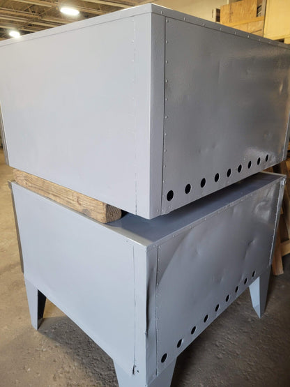 BAKERS PRIDE MODEL 251 / 252 DEPTH 8" DOUBLE DECK HEIGHT GAS OVENS NATURAL GAS