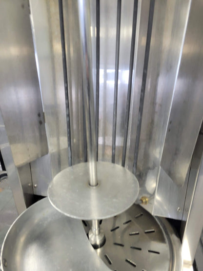 OPTIMAL AUTODONOR 3PE 65 LB. ELECTRIC GYRO MACHINE VERTICAL BROILER 208V