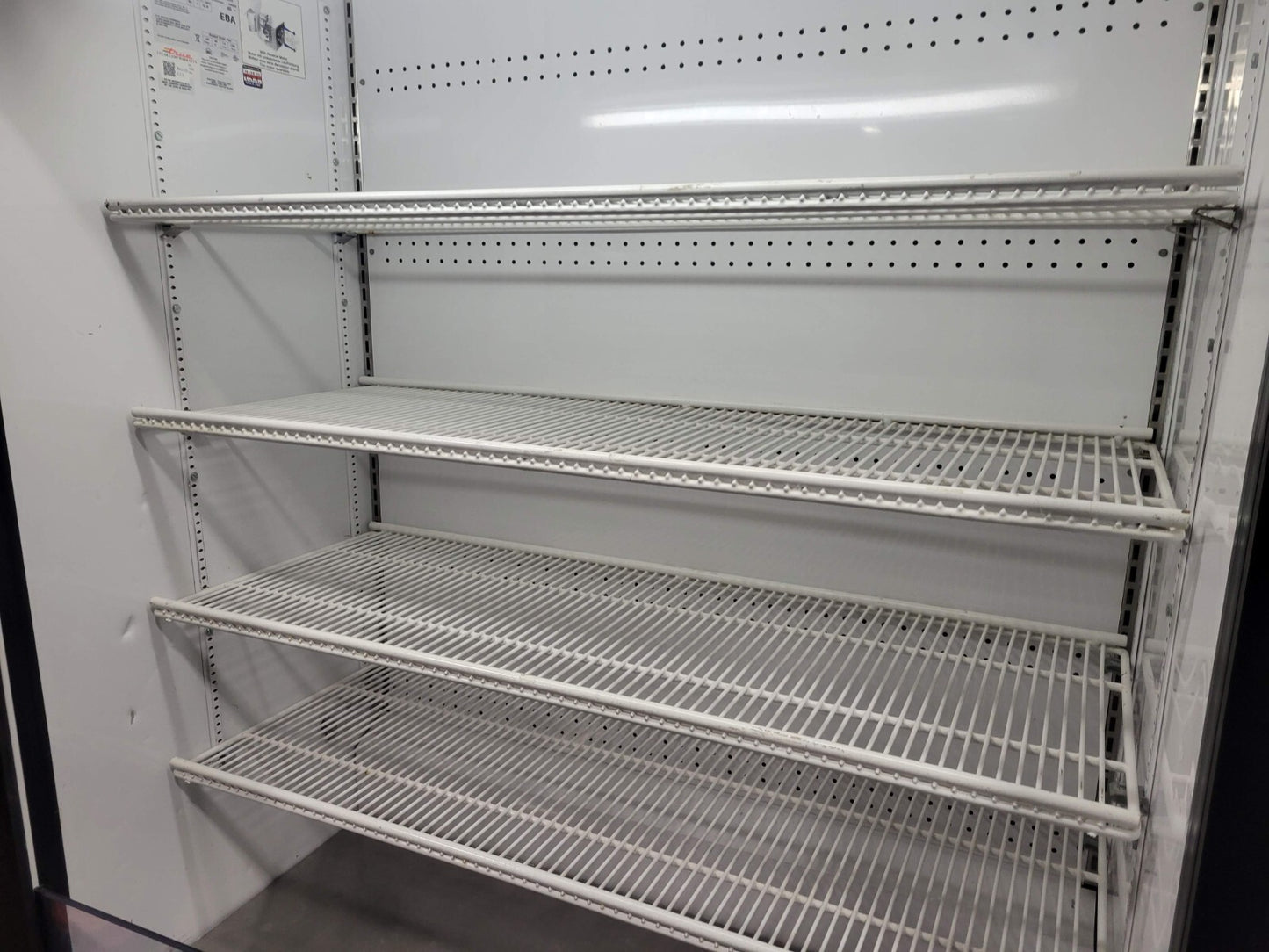 TRUE TAC-48 48" VERTICAL AIR CURTAIN REFRIGERATED OPEN MERCHANDISER NIGHT SHADE