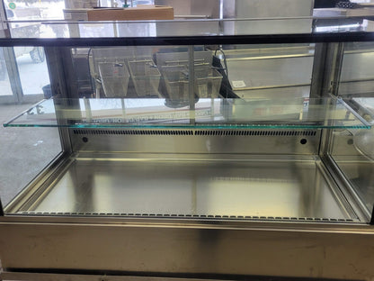 44" W VIENNA COUNTERTOP COLD DISPLAY SQUARE GLASS DESSERT COOLER
