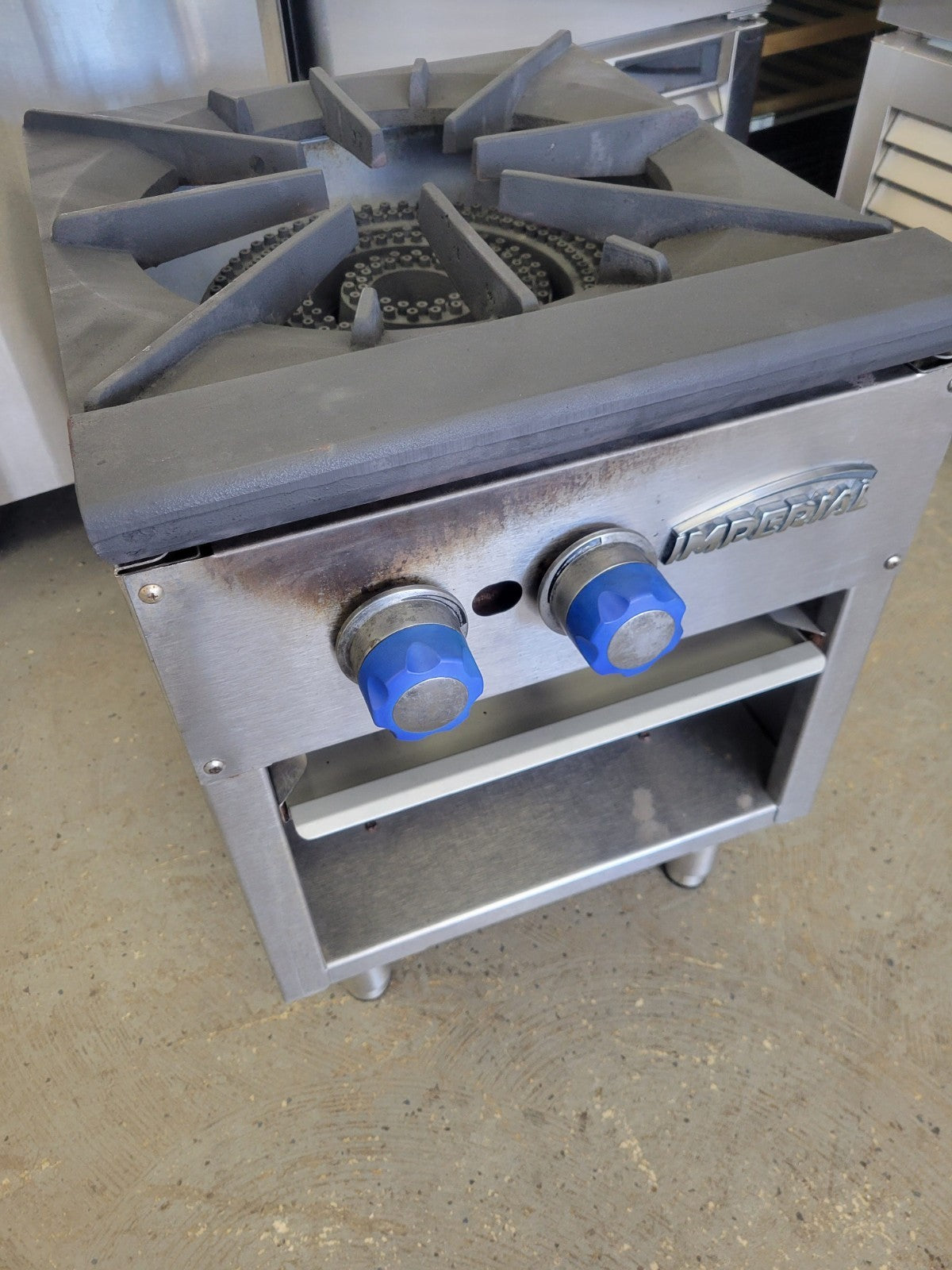 IMPERIAL ISPA-18 18" COMMERCIAL STOCK POT RANGE 90,000 BTU - NATURAL GAS