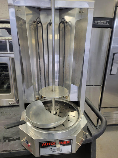 OPTIMAL AUTODONOR 3PE 65 LB. ELECTRIC GYRO MACHINE VERTICAL BROILER 208V