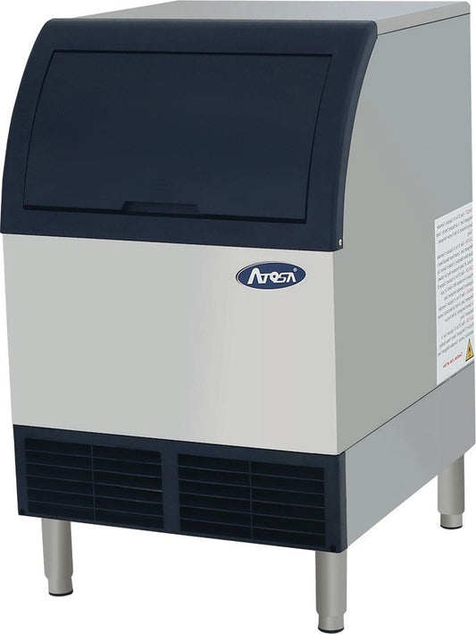 ATOSA YR280-AP-161 UNDERCOUNTER ICE MAKER W/ 88 LB STORAGE BIN CUBE STYLER 283LB