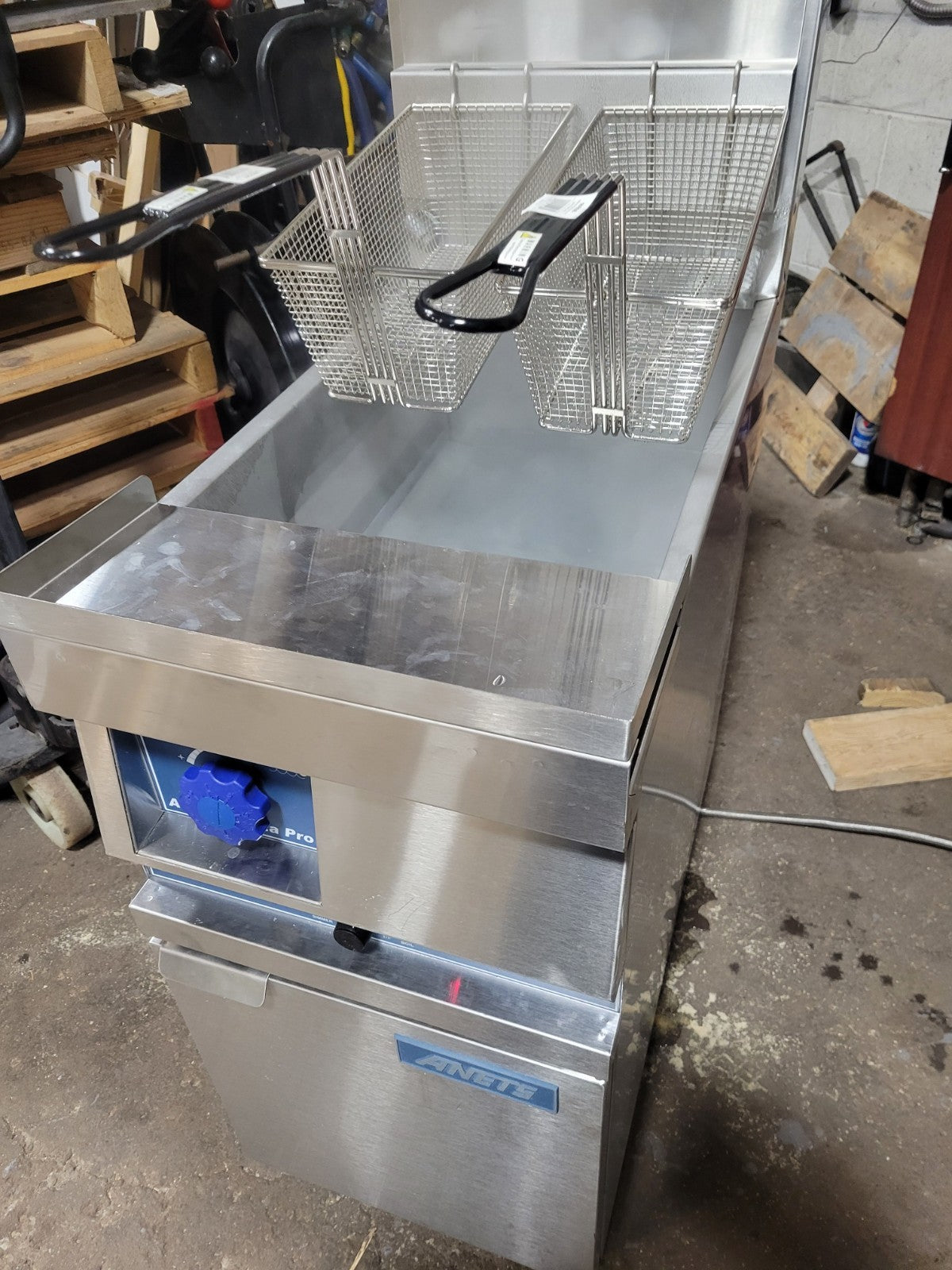 ANETS GPC-14 PASTA PRO 14" PASTA COOKER NAT GAS STAINLESS W/ CASTERS