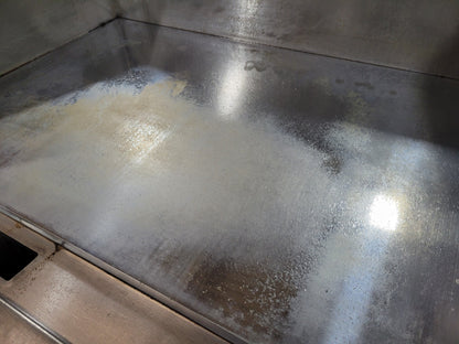 VULCAN MSA36-CN 36" CHROME TOP GRIDDLE W/ RAISED TAPERED BACK SPLASH NAT GAS