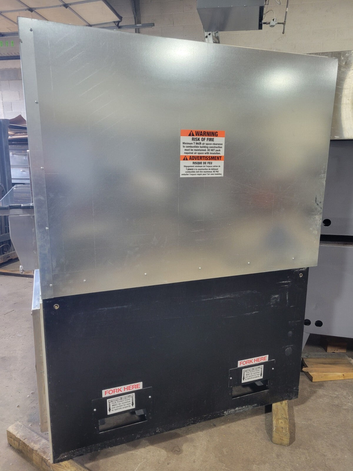 WOODSTONE WS-FD-9660-RFG-LR-IR-NG FIRE DECK OVEN STONE HEARTH OVEN NATURAL GAS