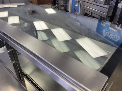 44" W VIENNA COUNTERTOP COLD DISPLAY SQUARE GLASS DESSERT COOLER