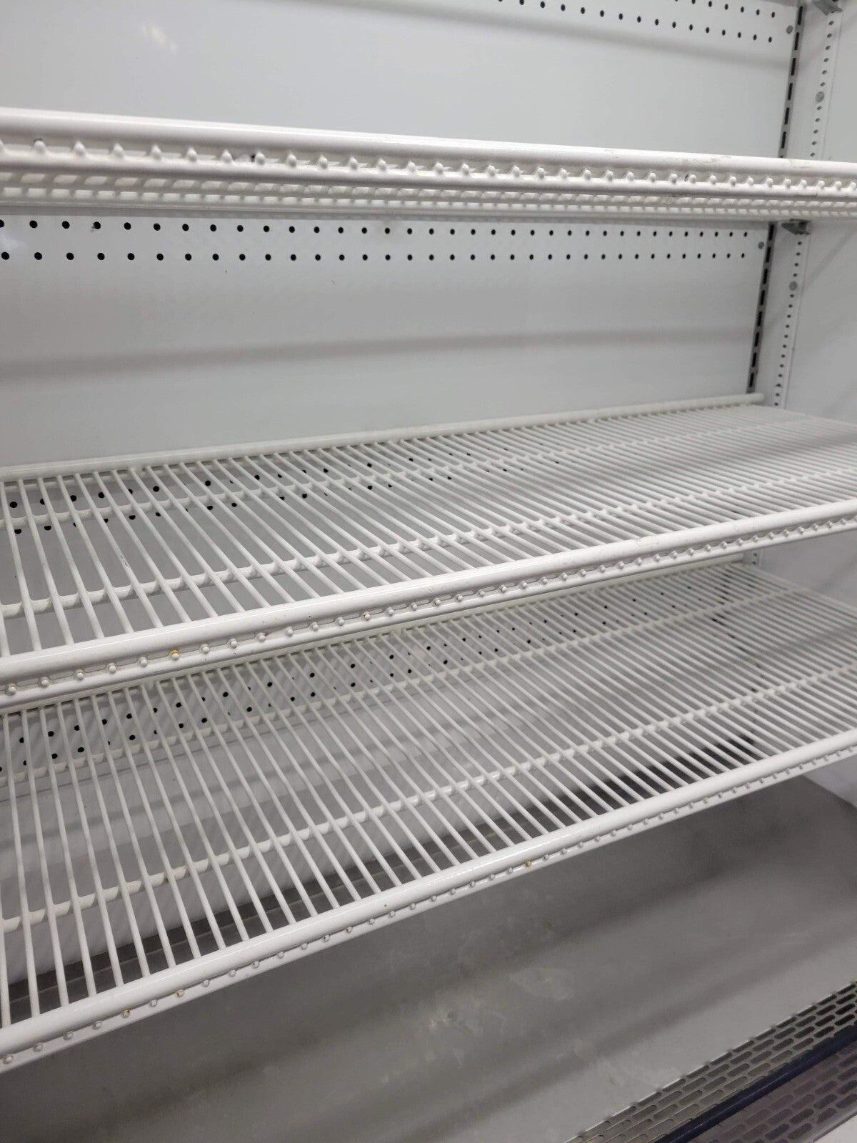 TRUE TAC-48 48" VERTICAL AIR CURTAIN REFRIGERATED OPEN MERCHANDISER NIGHT SHADE