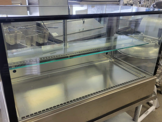 44" W VIENNA COUNTERTOP COLD DISPLAY SQUARE GLASS DESSERT COOLER