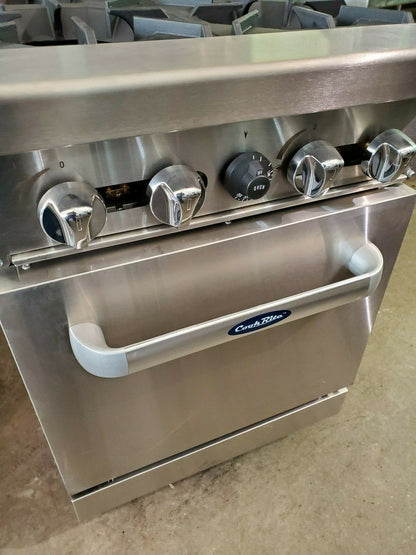 ATOSA AGR-4B 4 BURNER RANGE W/ OVEN BASE NATURAL GAS BRAND NEW 1 YEAR WARRANTY