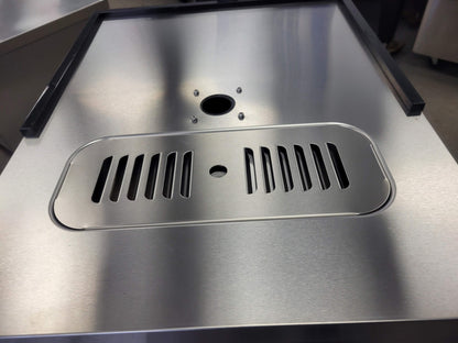 ATOSA MKC23GR 23" DUAL FAUCET DRAFT BEER COOLER 1 - 1/2 KEG