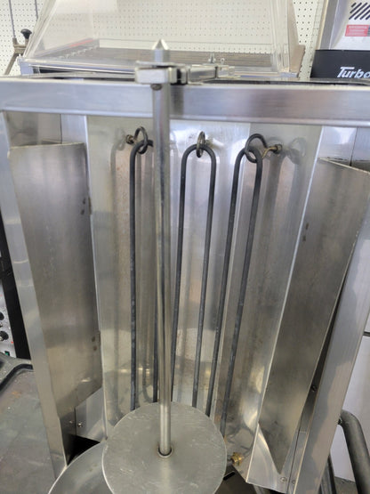 OPTIMAL AUTODONOR 3PE 65 LB. ELECTRIC GYRO MACHINE VERTICAL BROILER 208V