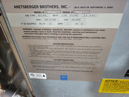 ANETS GPC-14 PASTA PRO 14" PASTA COOKER NAT GAS STAINLESS W/ CASTERS