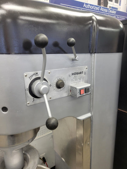 HOBART M-802 80QT PIZZA BAKERY DOUGH MIXER STEEL BOWL, HOOK 220V 3PH