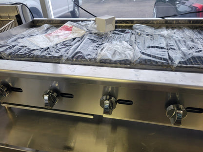 ADMIRAL CRAFT ECTC-48 NATURAL GAS 160,000 BTU GAS RADIANT CHARBROILER 48"