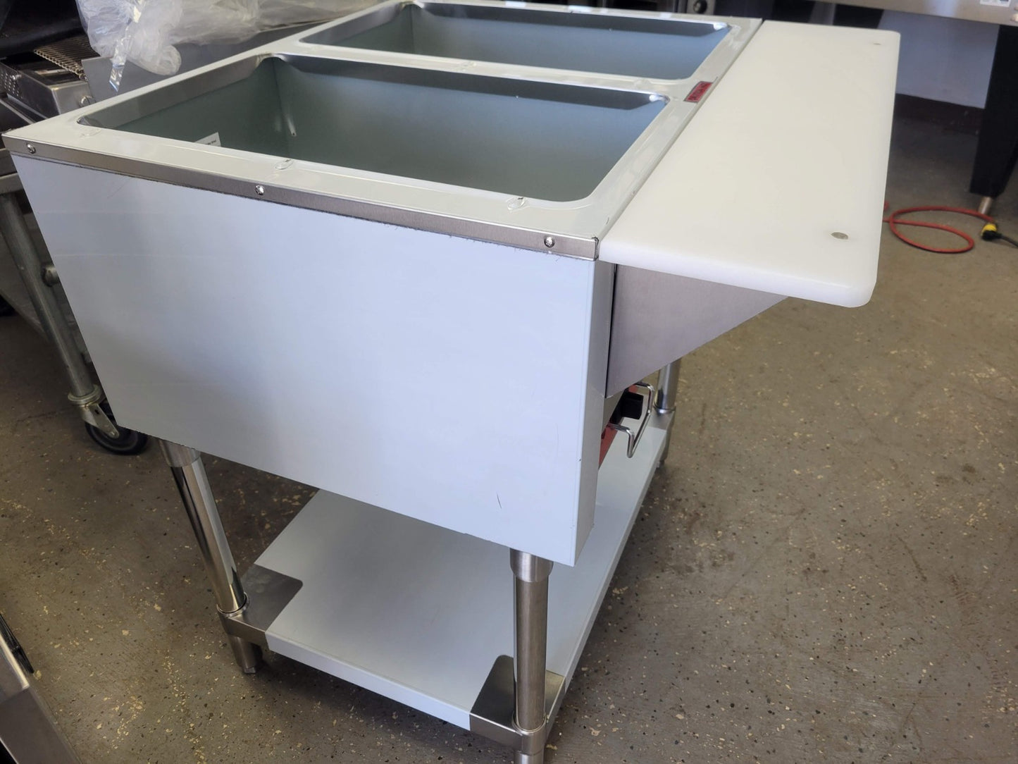ATOSA CSTEA-2C 2 WELL ELECTRIC STEAM TABLE W/ WATER PANS