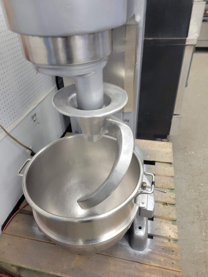 HOBART M-802 80QT PIZZA BAKERY DOUGH MIXER STEEL BOWL, HOOK 220V 3PH