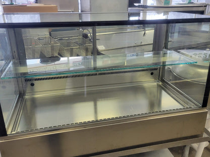 44" W VIENNA COUNTERTOP COLD DISPLAY SQUARE GLASS DESSERT COOLER