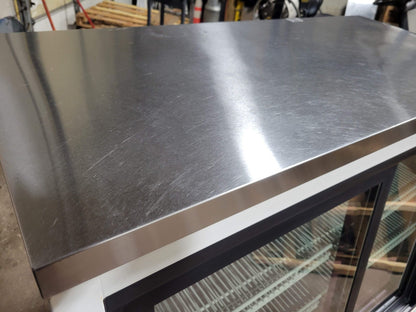 TRUE TSID-48-4 DELI DISPLAY REFRIGERATOR  FRONT & REAR DOORS
