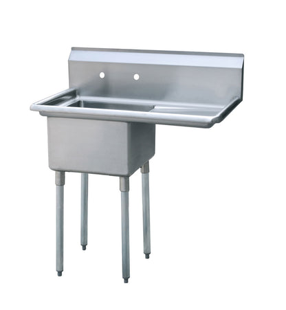 ATOSA MRSA-1-R ONE COMPARTMENT SINK PREP VEGGIE SINK STAINLESS STEEL NSF